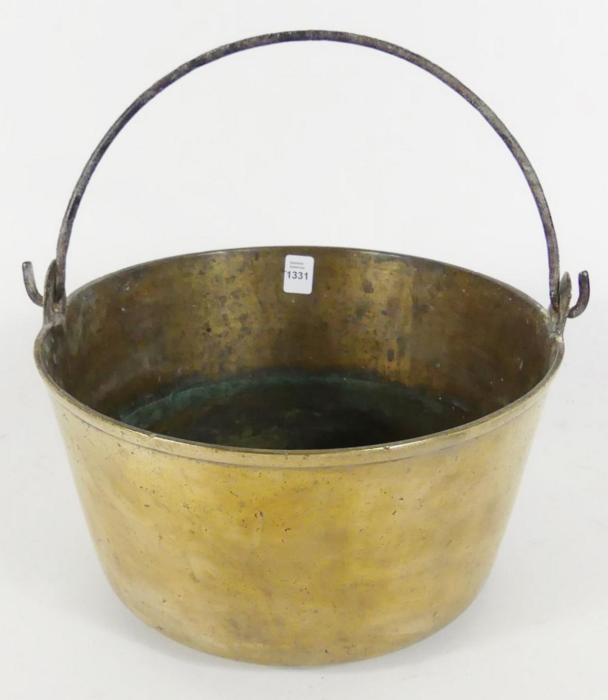 EARLY BRASS POT | IMPORTANT DECORATIVE ARTS | Online Auction | Gardner ...