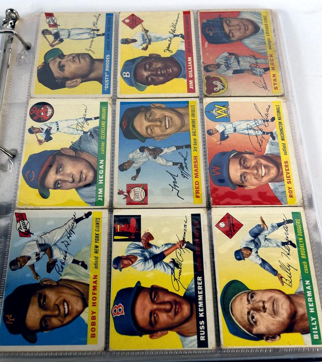 BINDER OF 1950'S BASEBALL CARDS | RARE SPORTS CARDS, COMIC BOOKS ...