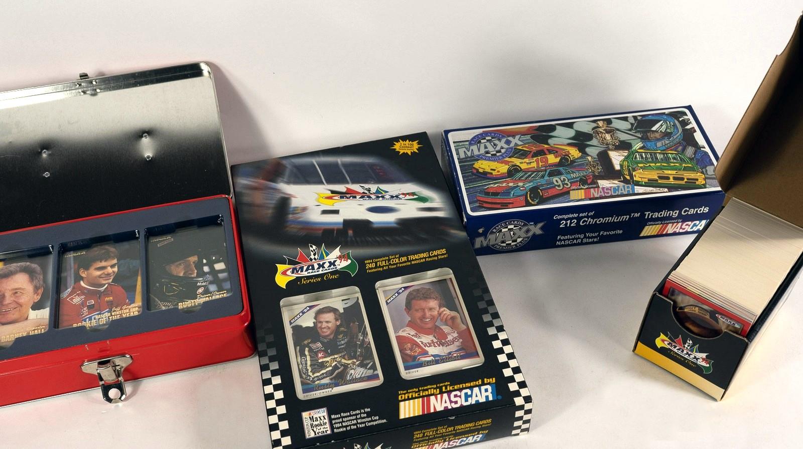 BOX LOT OF NASCAR CARDS
