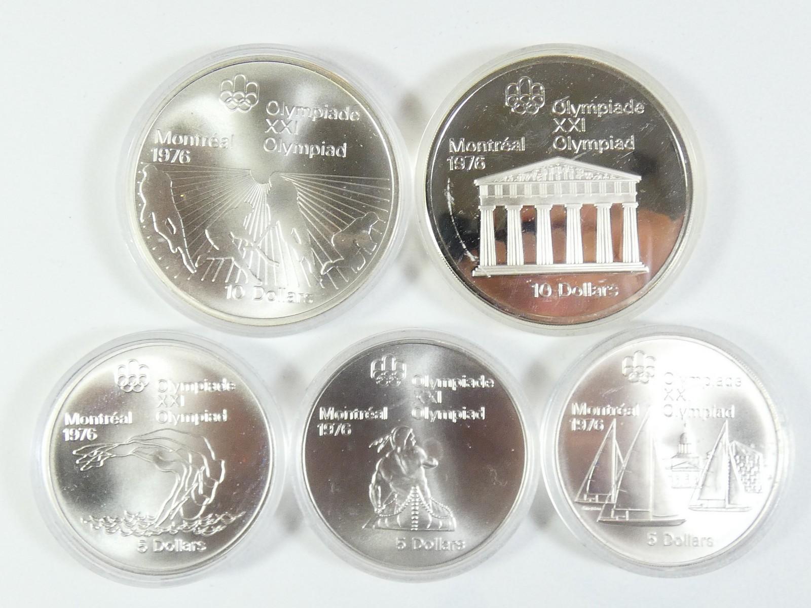 CANADIAN SILVER OLYMPIC COINS
