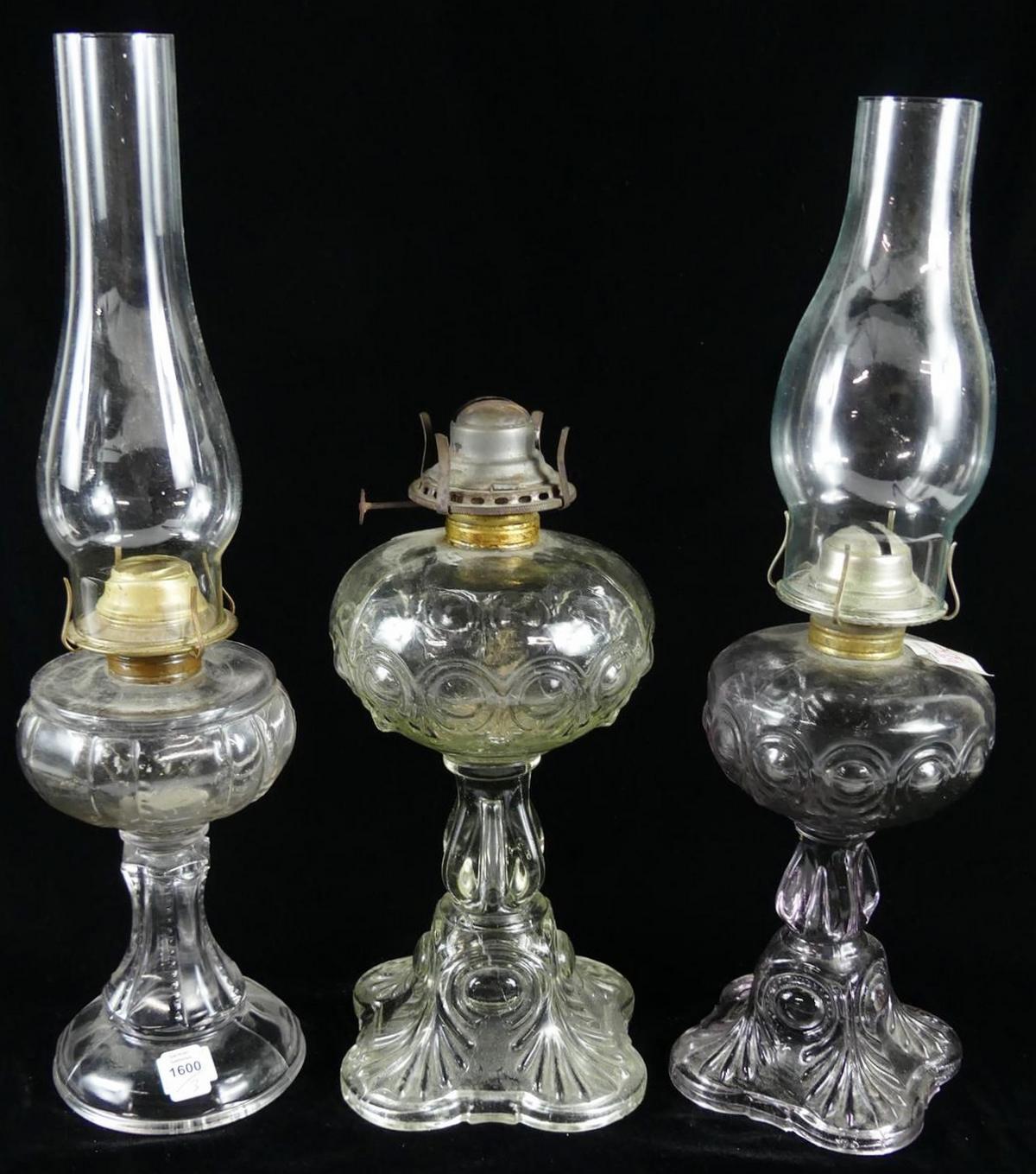 THREE OIL LAMPS | COLLECTOR AUCTION | Online Auction | Gardner Galleries