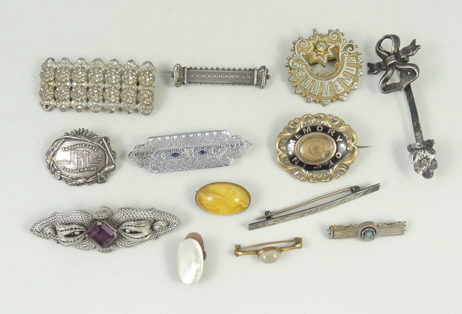 ANTIQUE BROOCHES & PINS