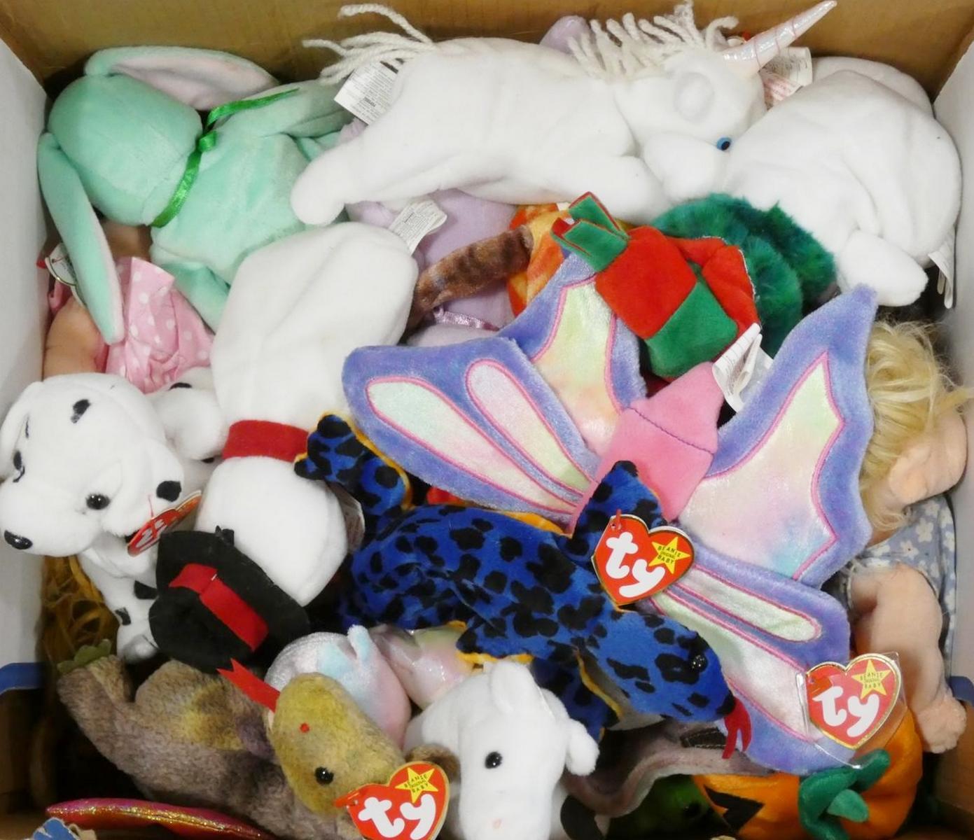 BOX LOT OF BEANIE BABIES | DESIGNER FURNISHINGS & FINE CHINA | Online ...