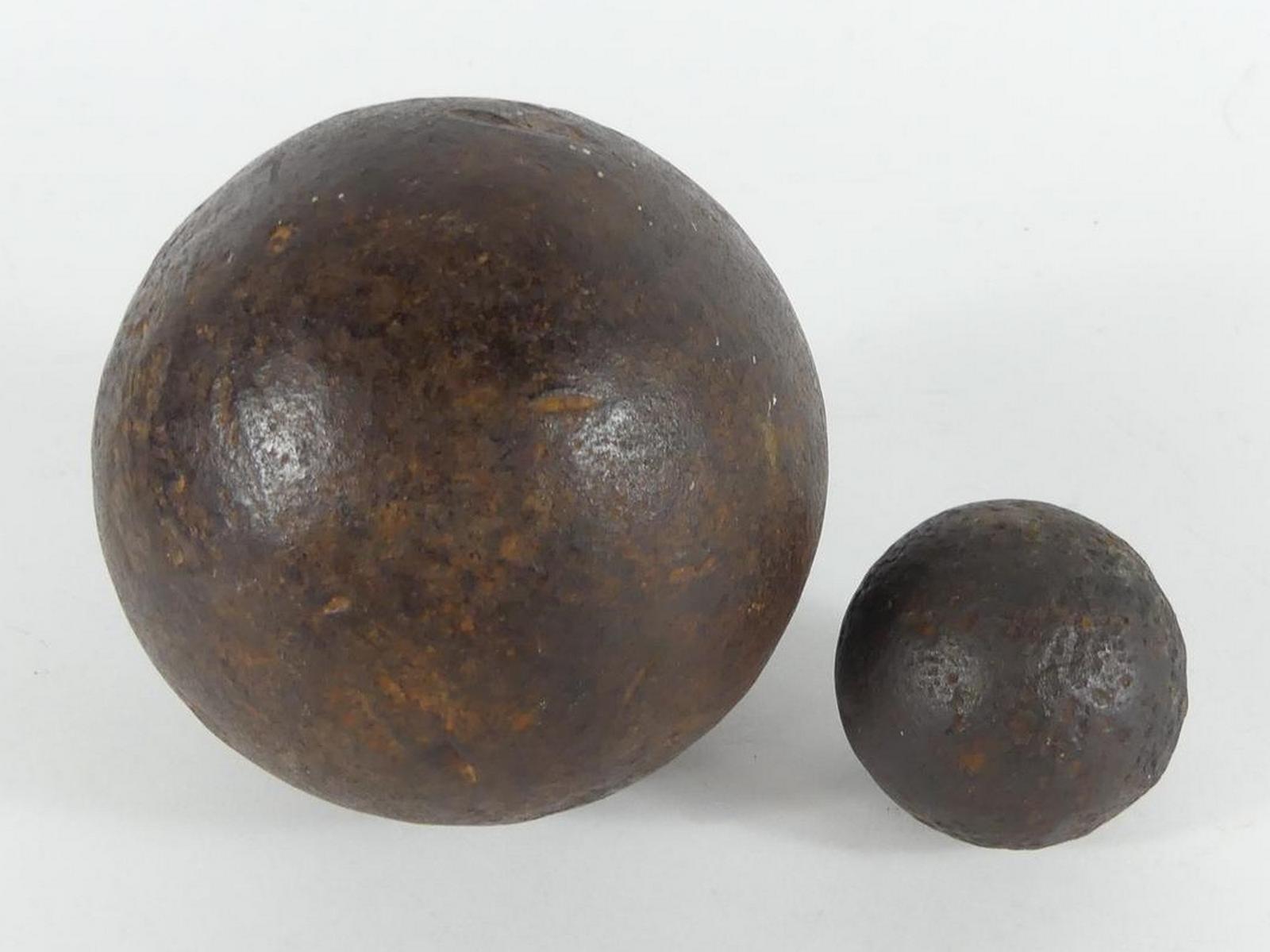 TWO CANNON BALLS