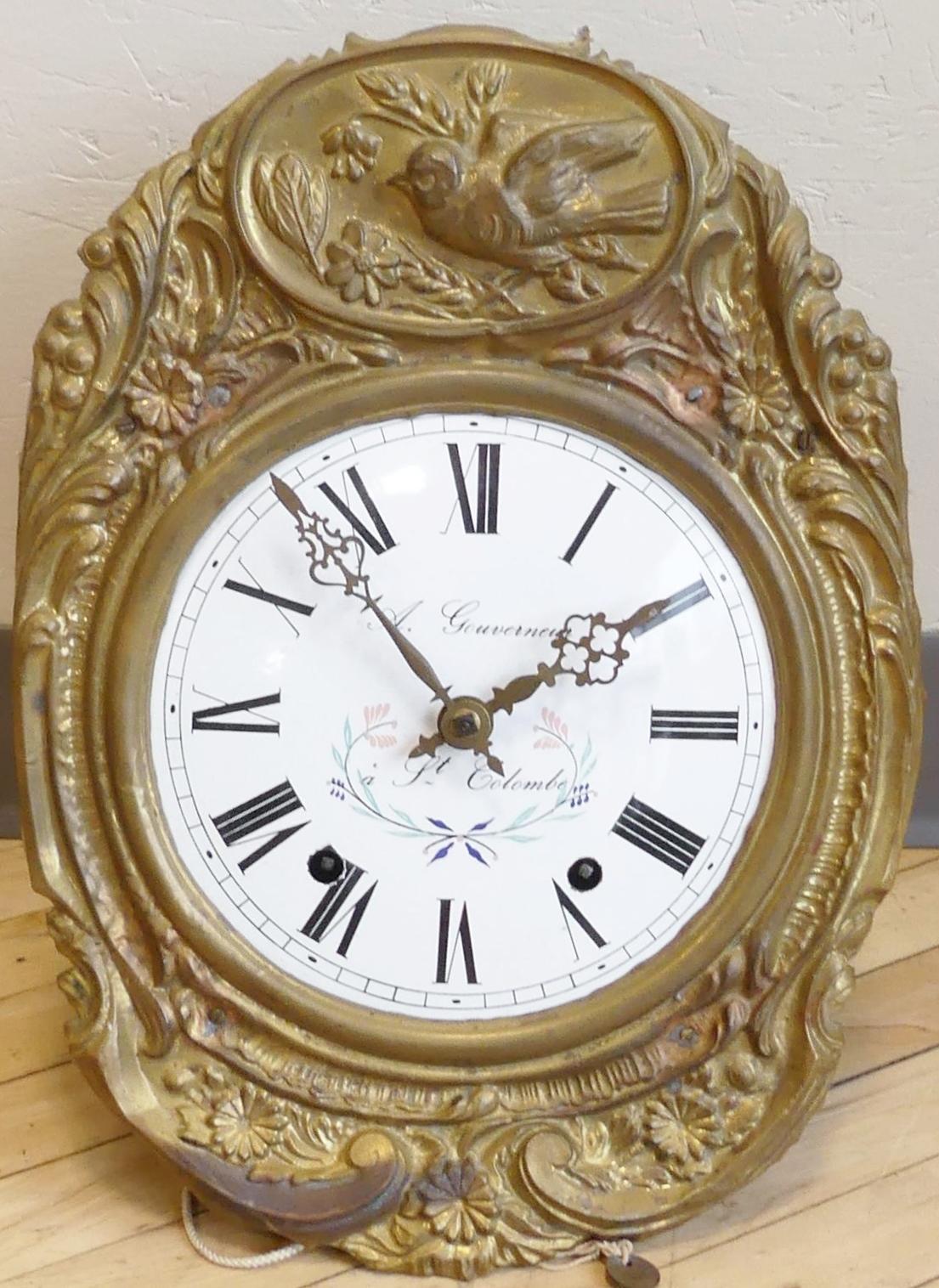 FRENCH MORBIER WALL CLOCK