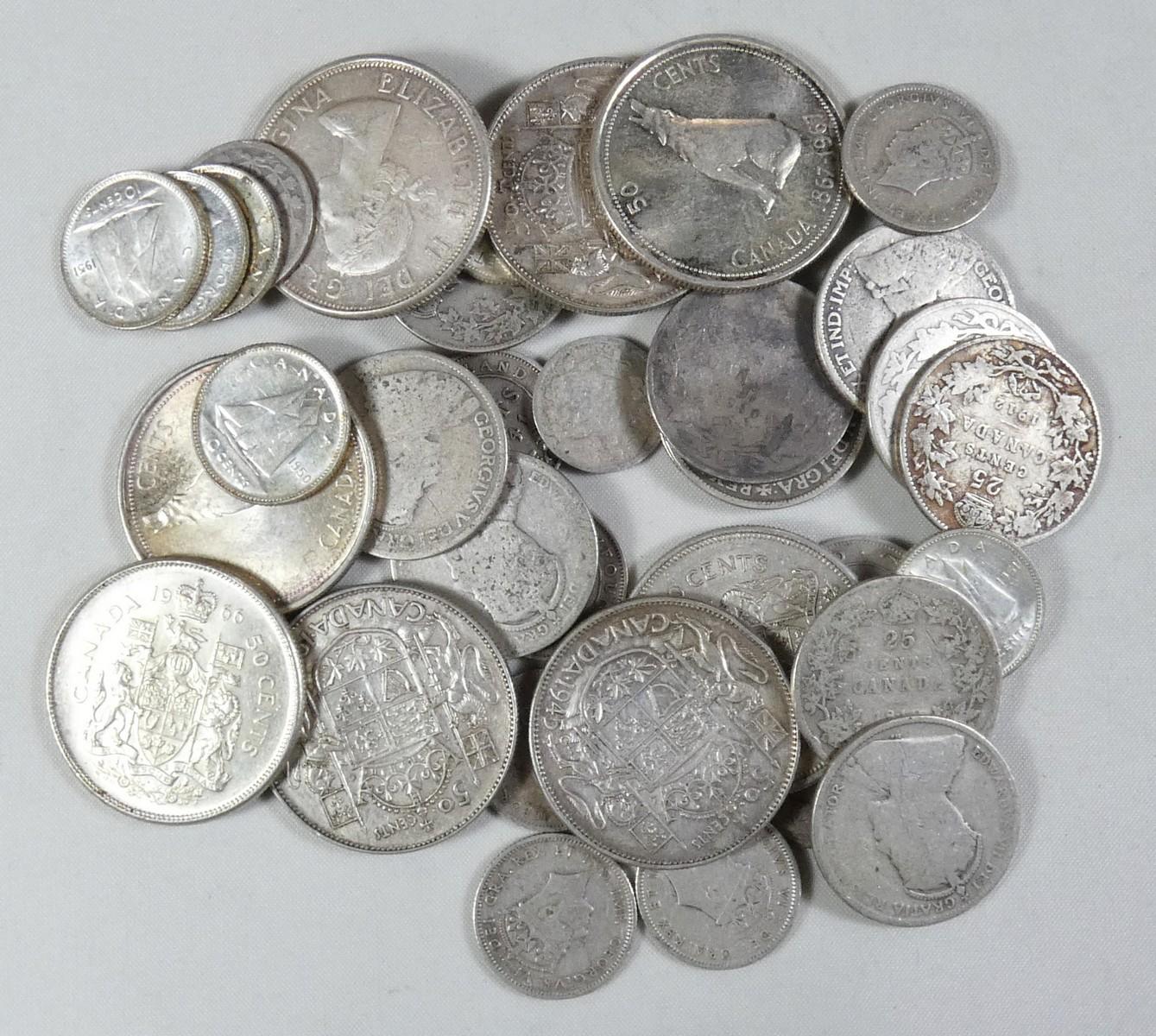 CANADIAN SILVER COINS | JEWELLERY & NUMISMATICS | Online Auction ...