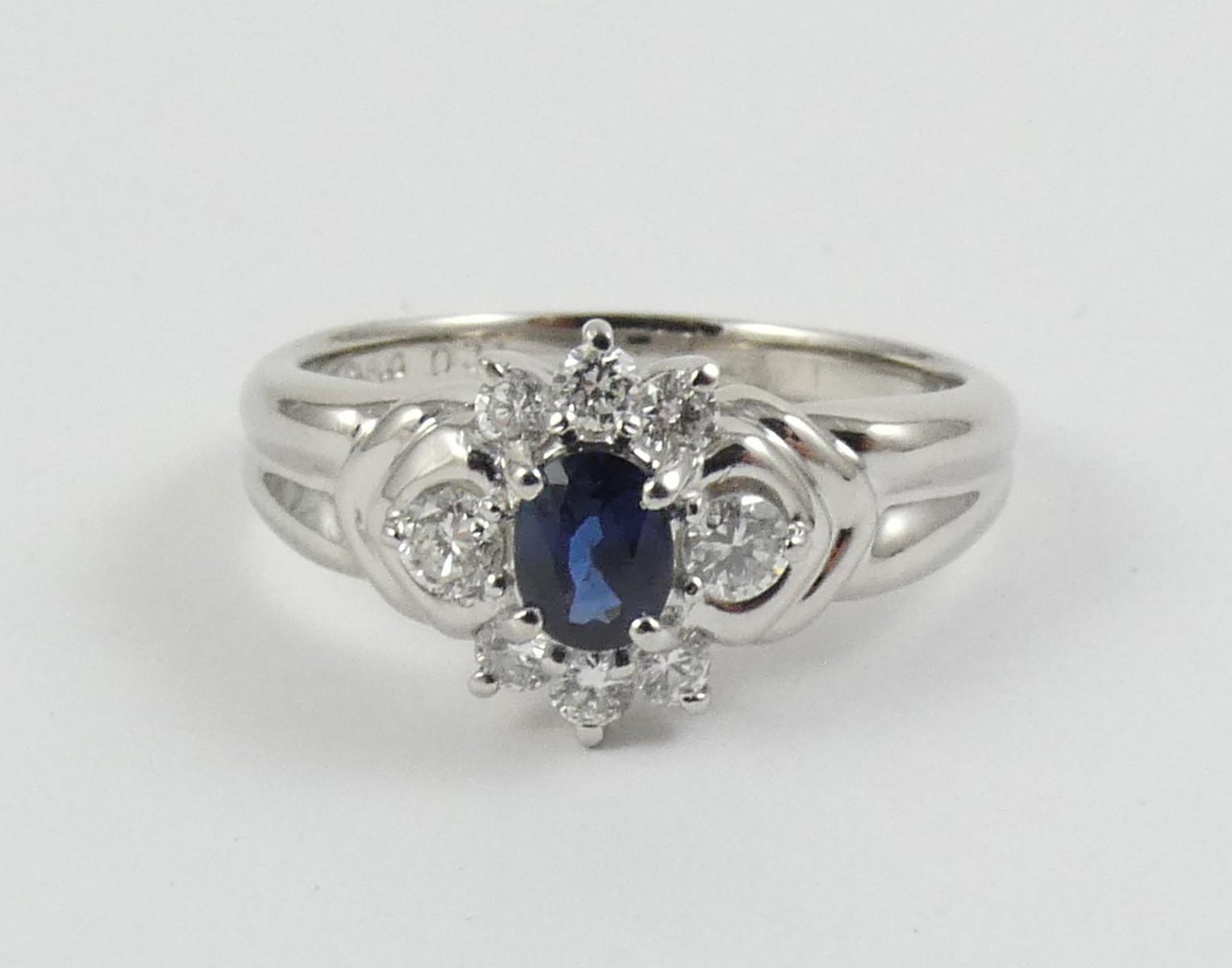 SAPPHIRE & DIAMOND RING | JEWELLERY & NUMISMATICS | Online Auction ...