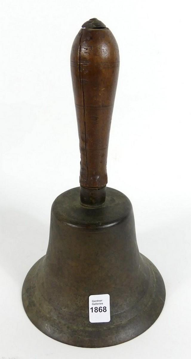 school-bell-decorative-arts-collectibles-online-auction-gardner