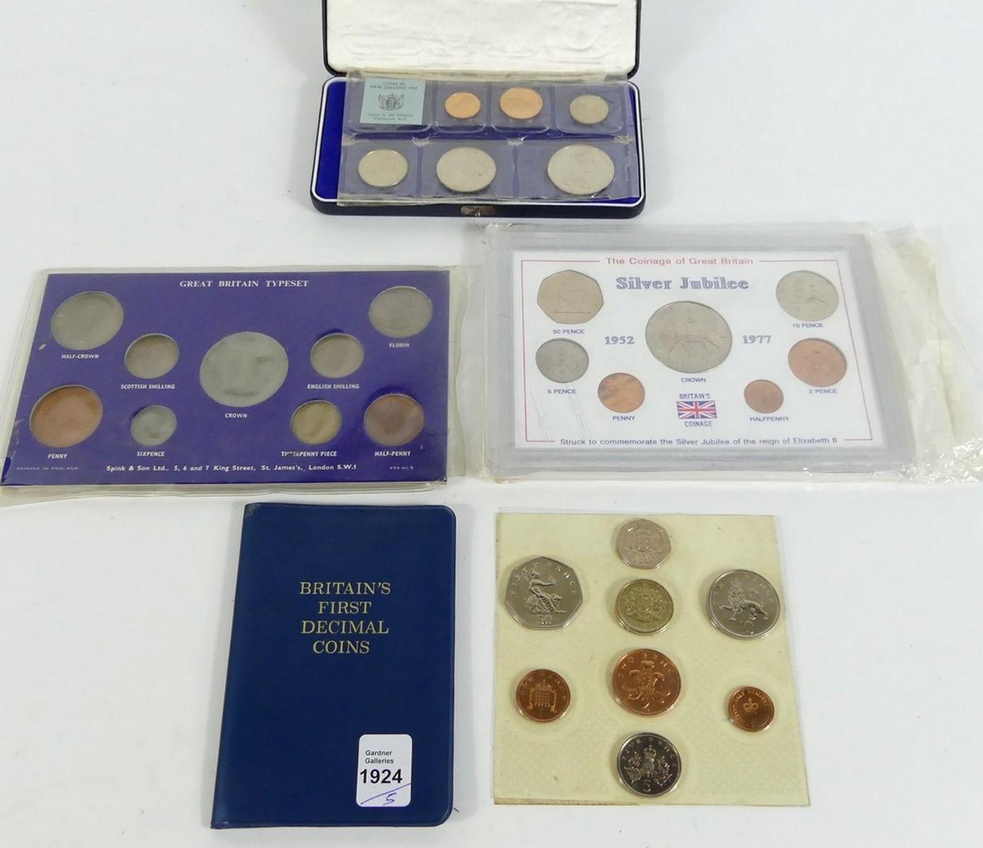 FIVE COIN SETS | DECORATIVE ARTS & COLLECTIBLES | Online Auction ...