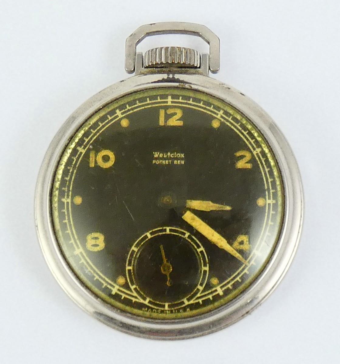 Antique westclox pocket online watch