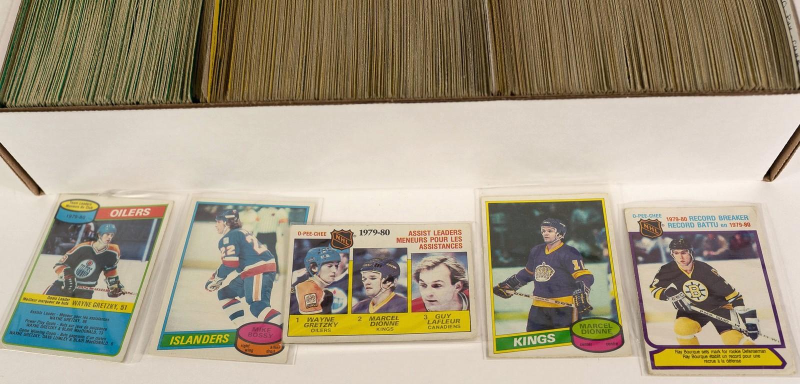 2 BOXES OF 1970'S AND 80'S HOCKEY CARDS