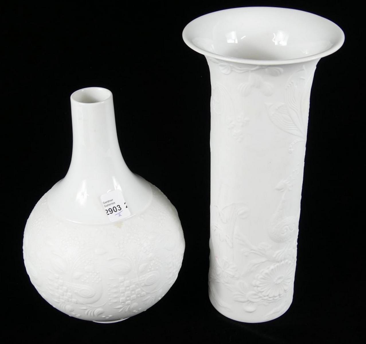 2 GERMAN PORCELAIN VASES DECORATIVE ARTS FEATURING DERBY Online 2-german-porcelain-vases-decorative-arts-featuring-derby-online
