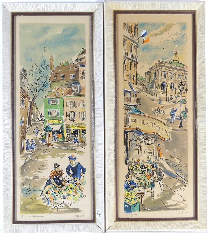 PAIR B. DYER PRINTS | DECEMBER ART | Online Auction | Gardner Galleries