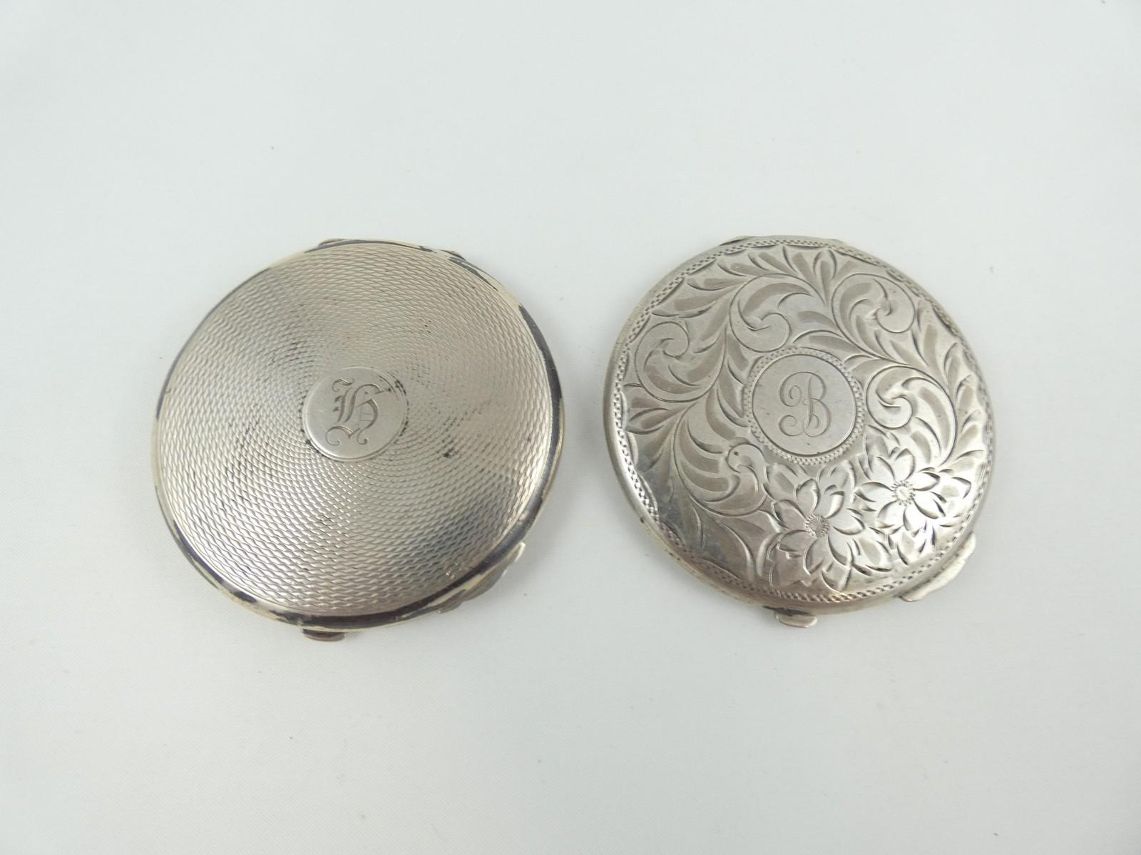 2 STERLING COMPACTS | EMERSON ESTATE SESSION II: SILVER & OBJETS D'ART ...