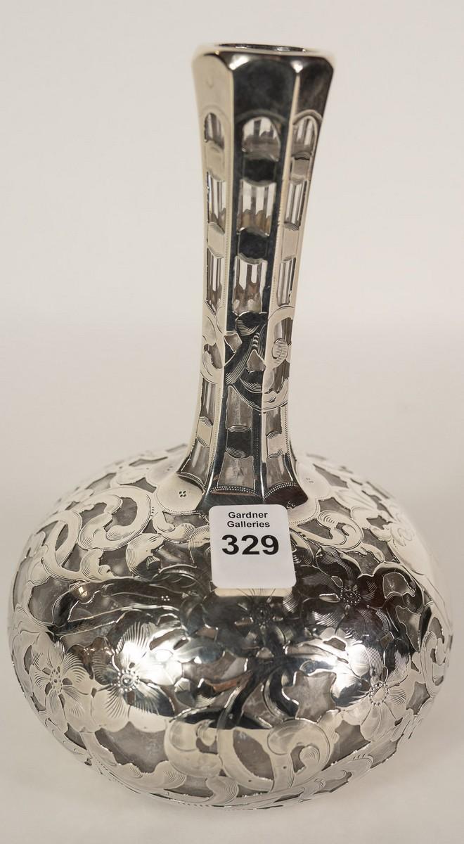 ENCASED SILVER VASE SCOTT ESTATE SESSION I DECORATIVE ARTS   329 1 5 