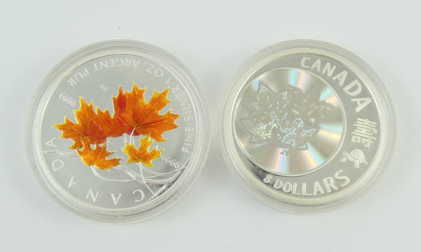 2 CANADIAN SILVER COINS - no tax