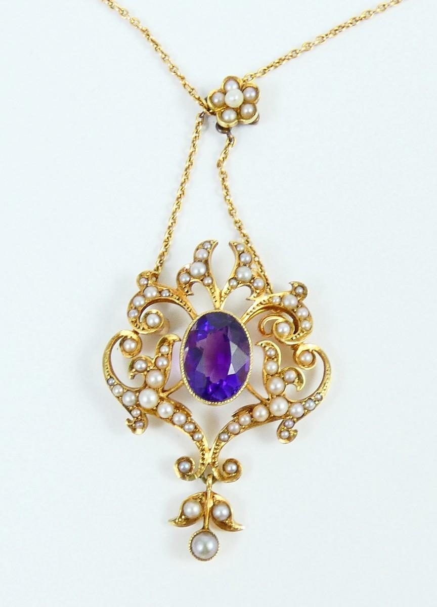 ANTIQUE NECKLACE | VALUABLE JEWELLERY, GOLD & WATCHES | Online Auction ...