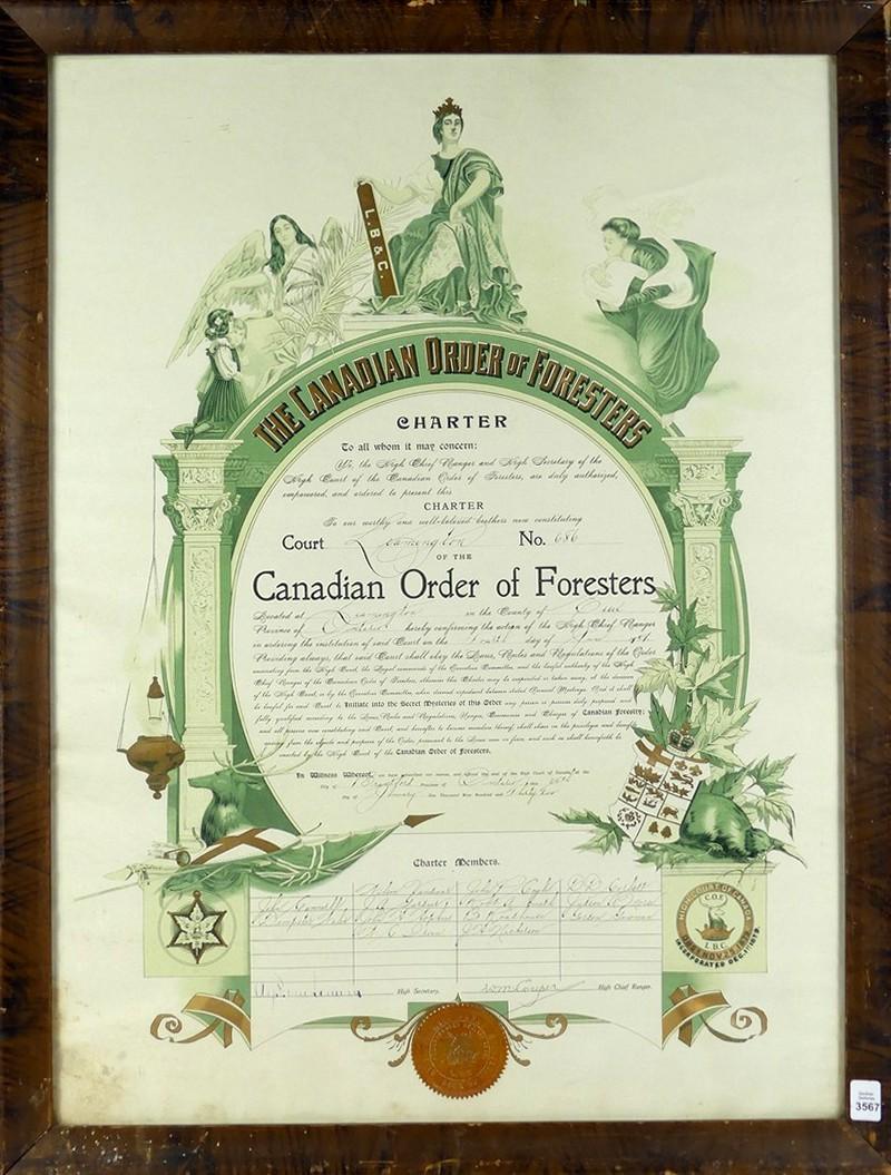 THE CANADIAN ORDER OF FORESTERS