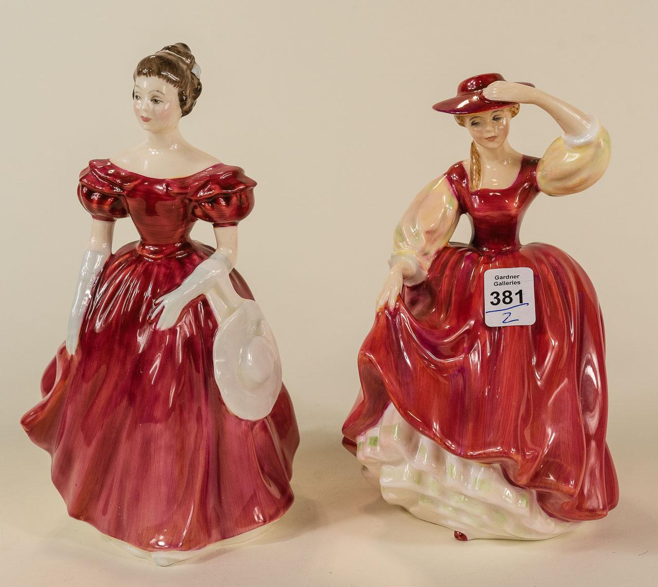 TWO ROYAL DOULTON FIGURINES | ART GLASS, FIGURINES, JEWELLERY & MORE ...