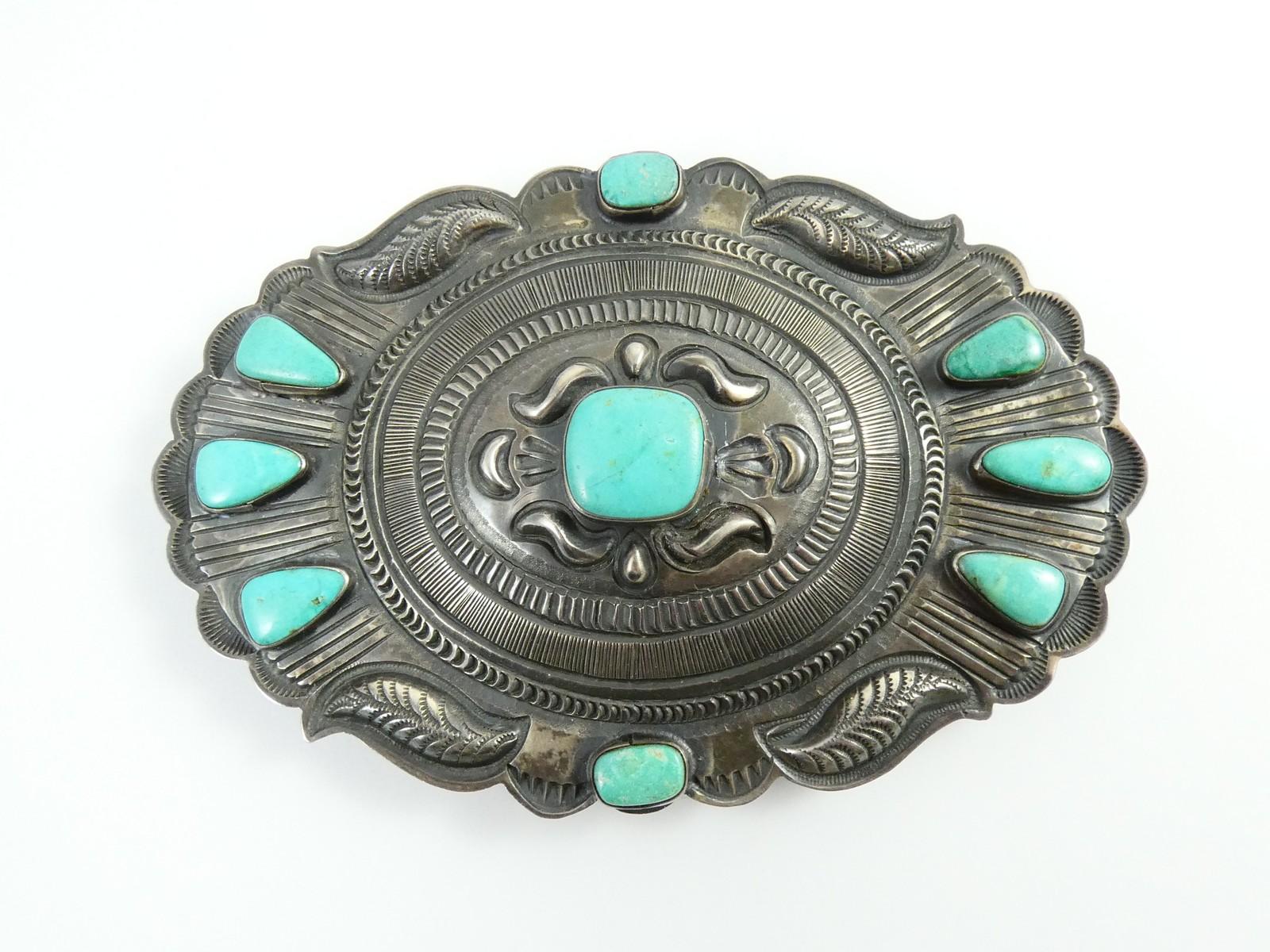 LARGE STERLING BUCKLE