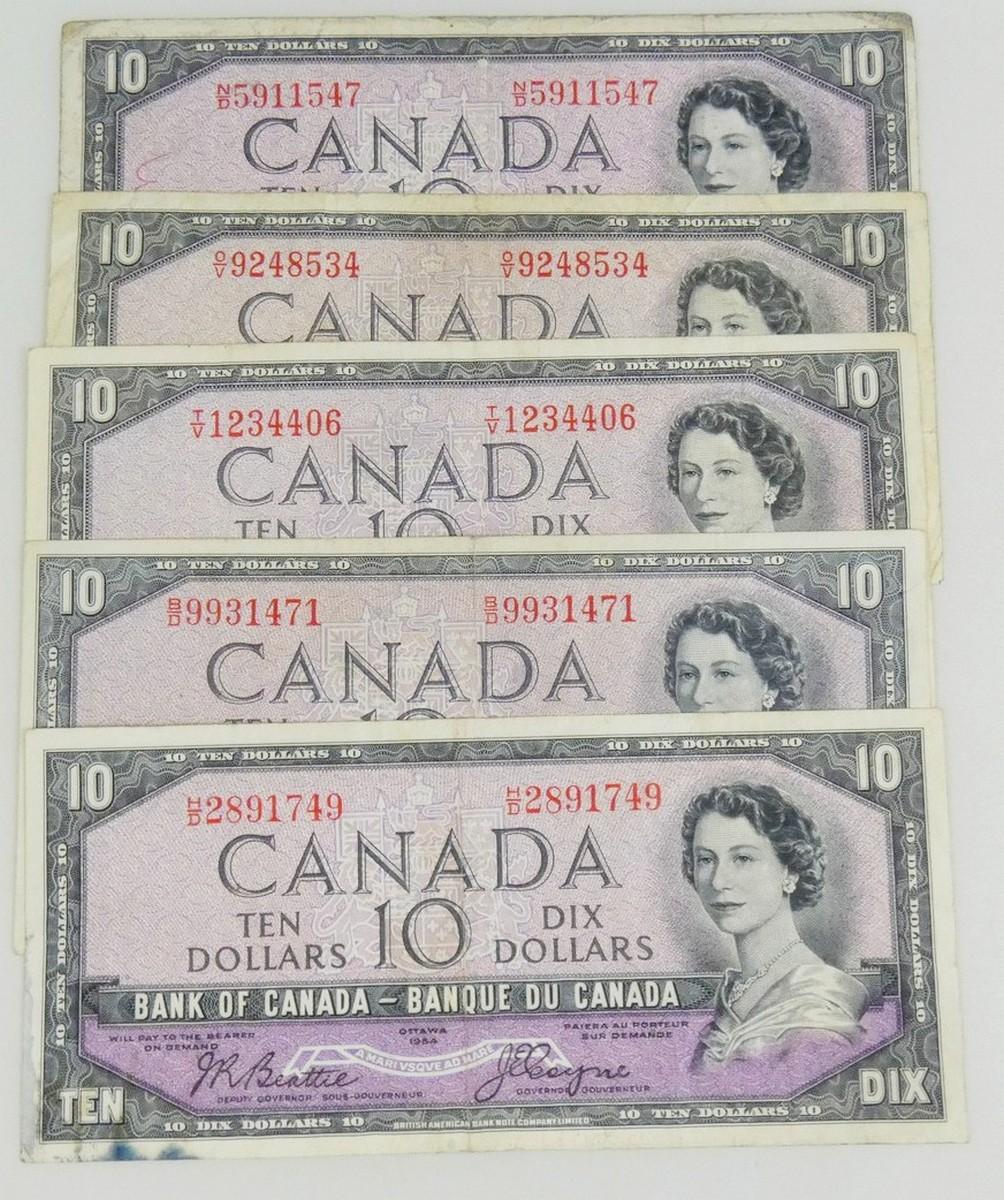 CANADIAN $10 NOTES