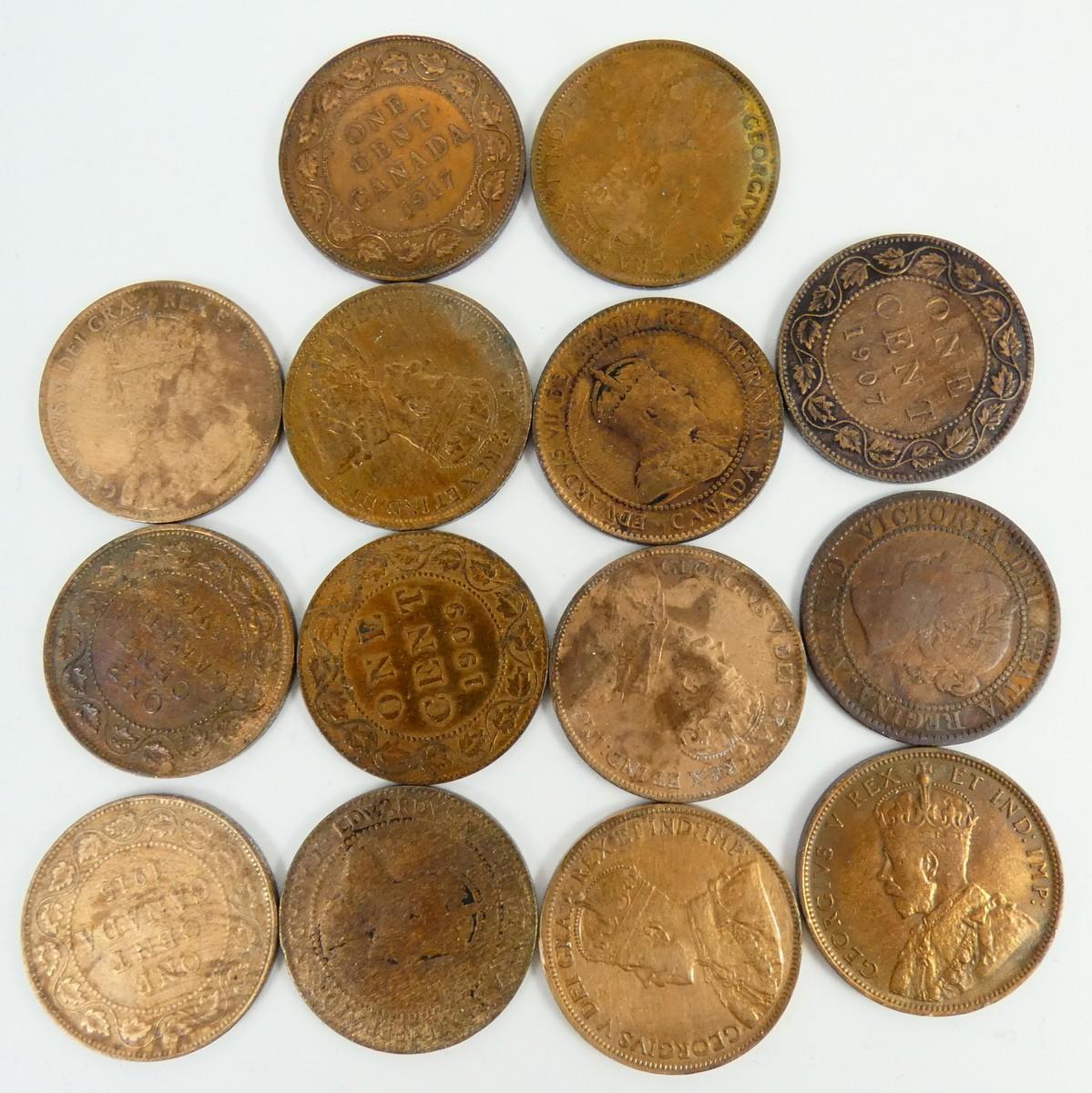 CANADIAN LARGE CENTS