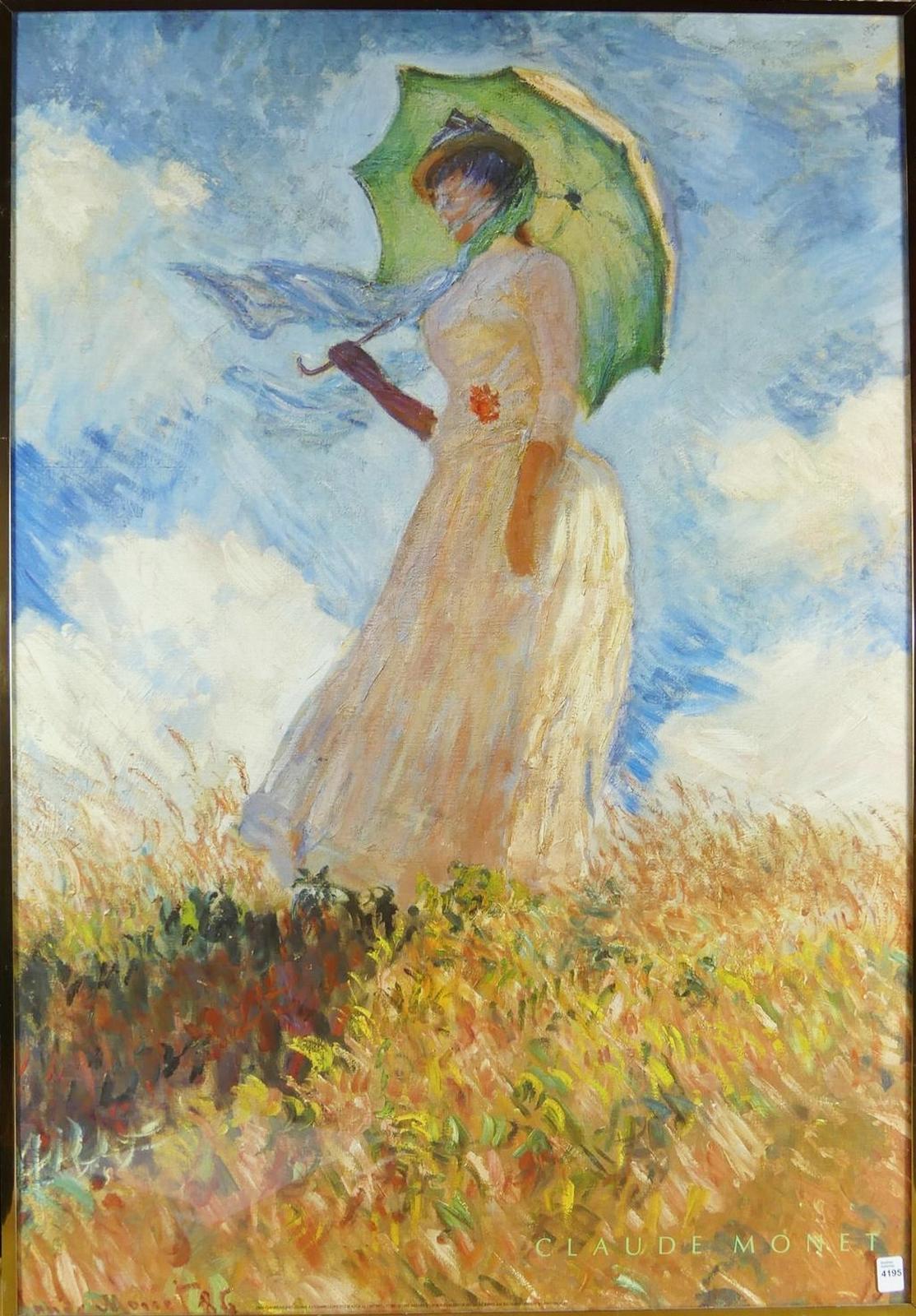 CLAUDE MONET POSTER | ART CLEARING AUCTION | Online Auction | Gardner ...