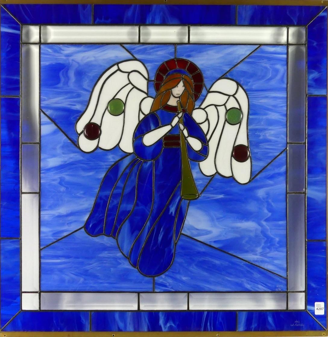 HANDCRAFTED STAINED GLASS WINDOW