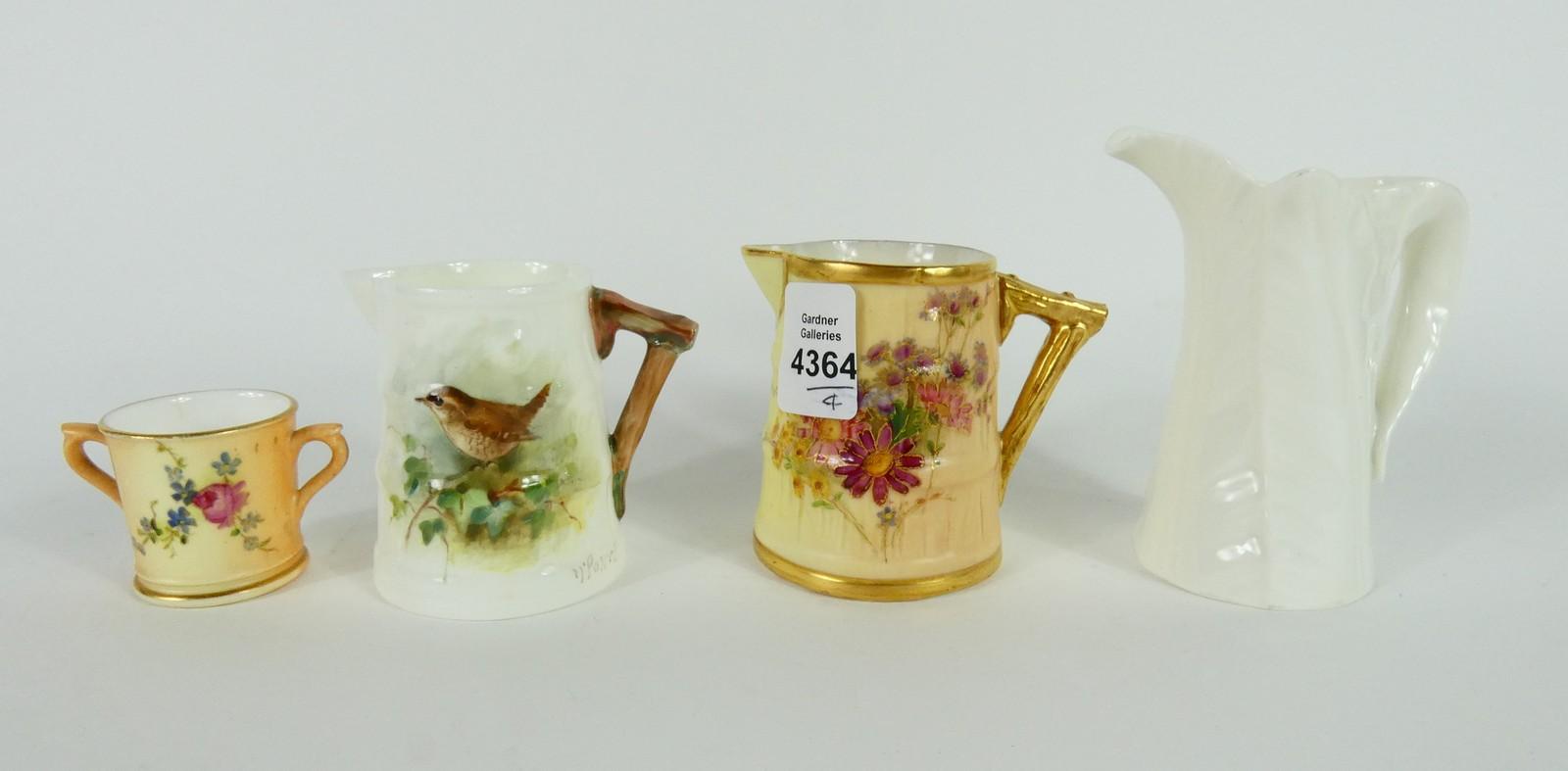 4 PIECES ROYAL WORCESTER