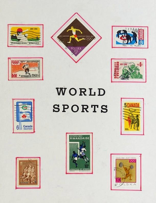 WORLD SPORTS STAMP BOOK | COLLECTIBLES FEATURING RARE EPHEMERA | Online ...