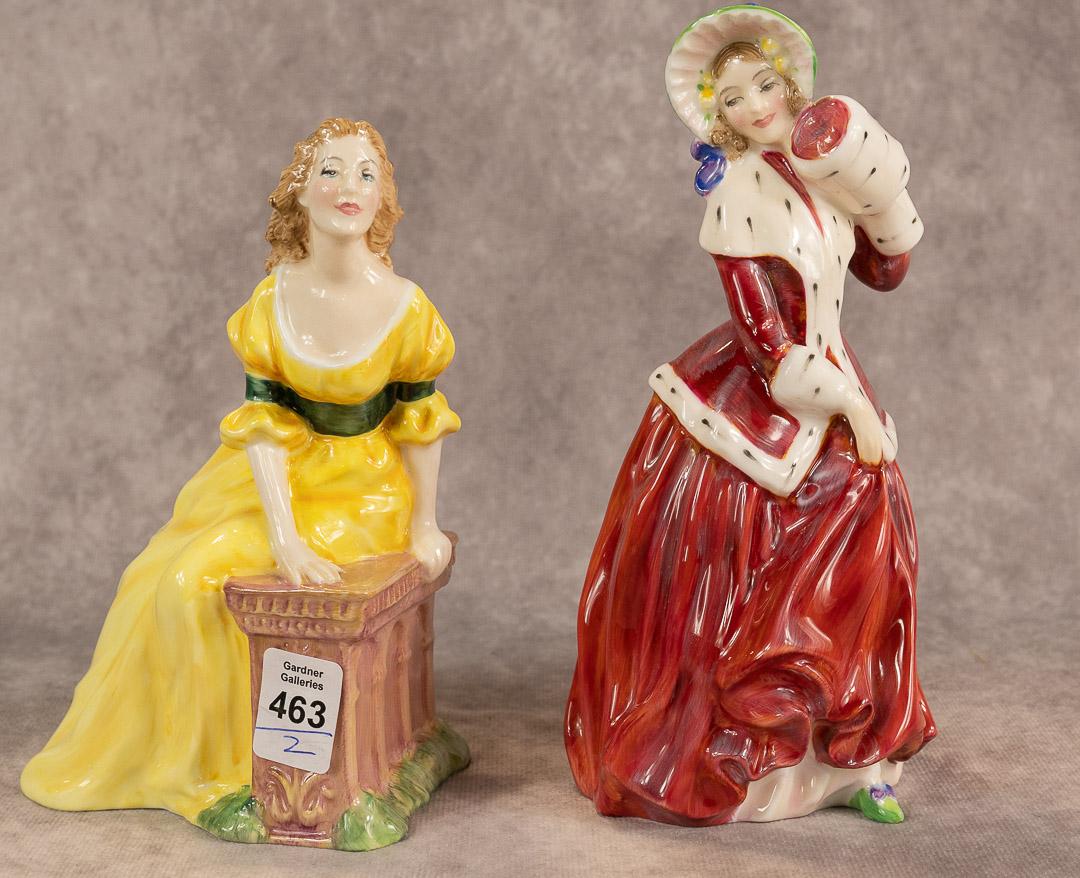 TWO ROYAL DOULTON FIGURINES | DECORATIVE ARTS, FIGURINES, PAPERWEIGHTS ...