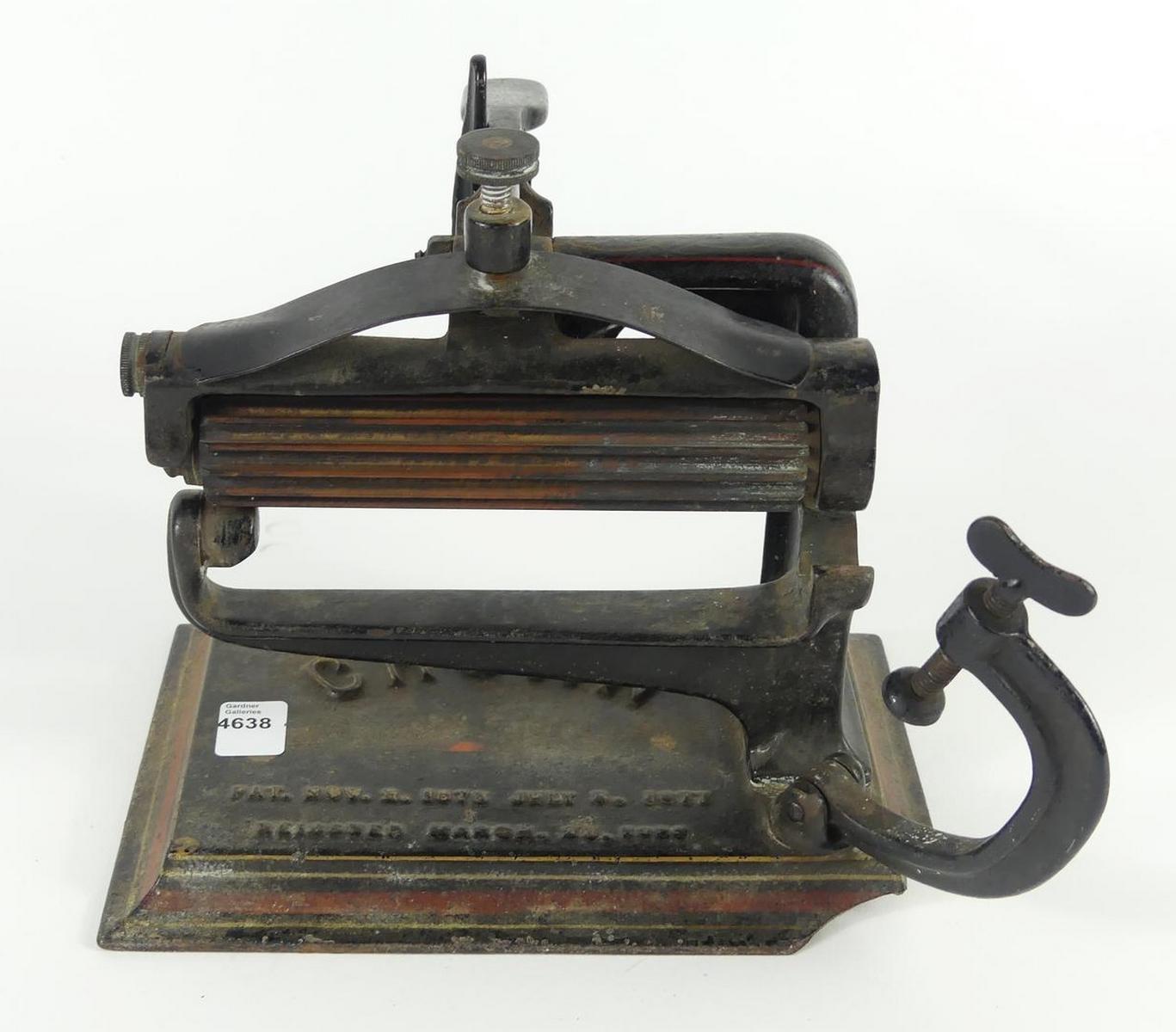 ANTIQUE CUFF COLLAR CRIMPER | COLLECTOR AUCTION | Online Auction ...