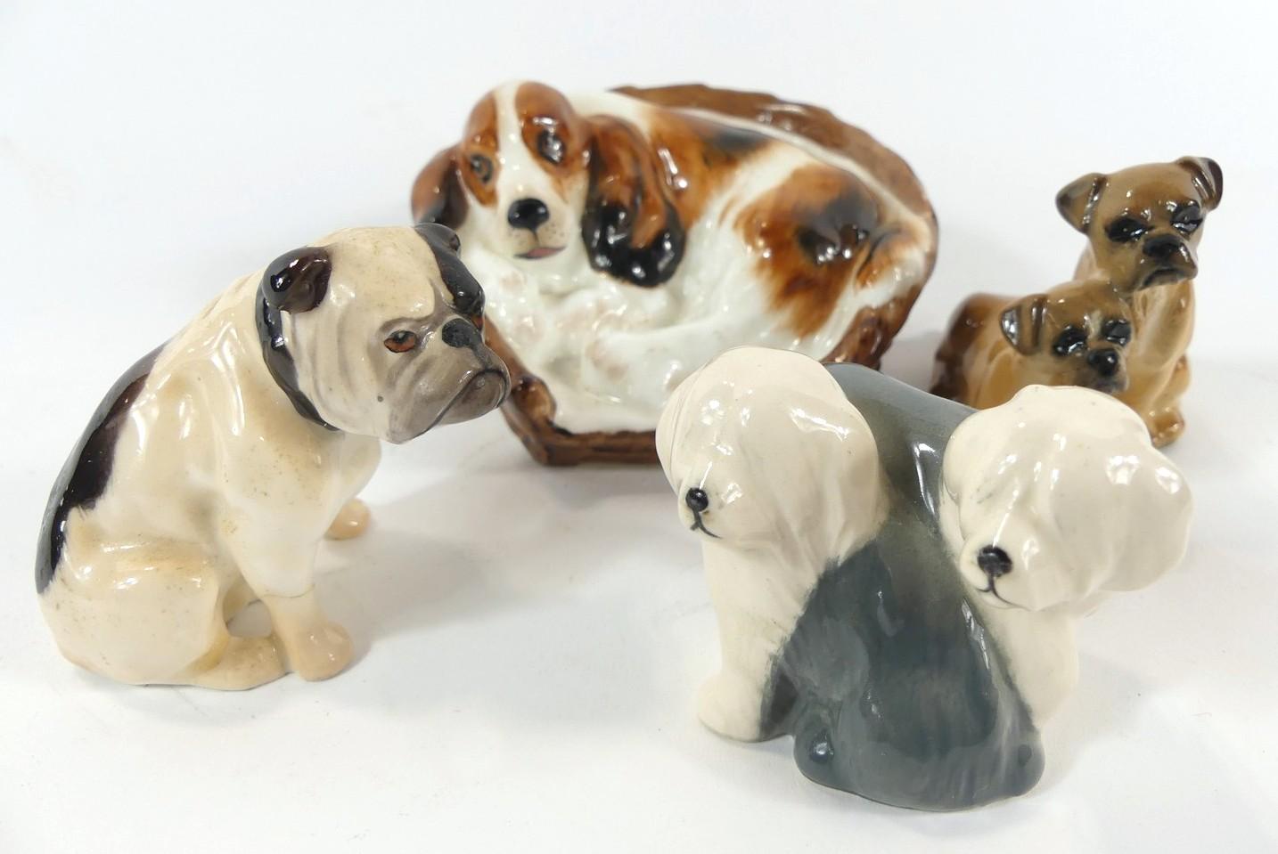 4 DOG FIGURINES | FIGURINES FEATURING ROYAL DOULTON | Online Auction ...