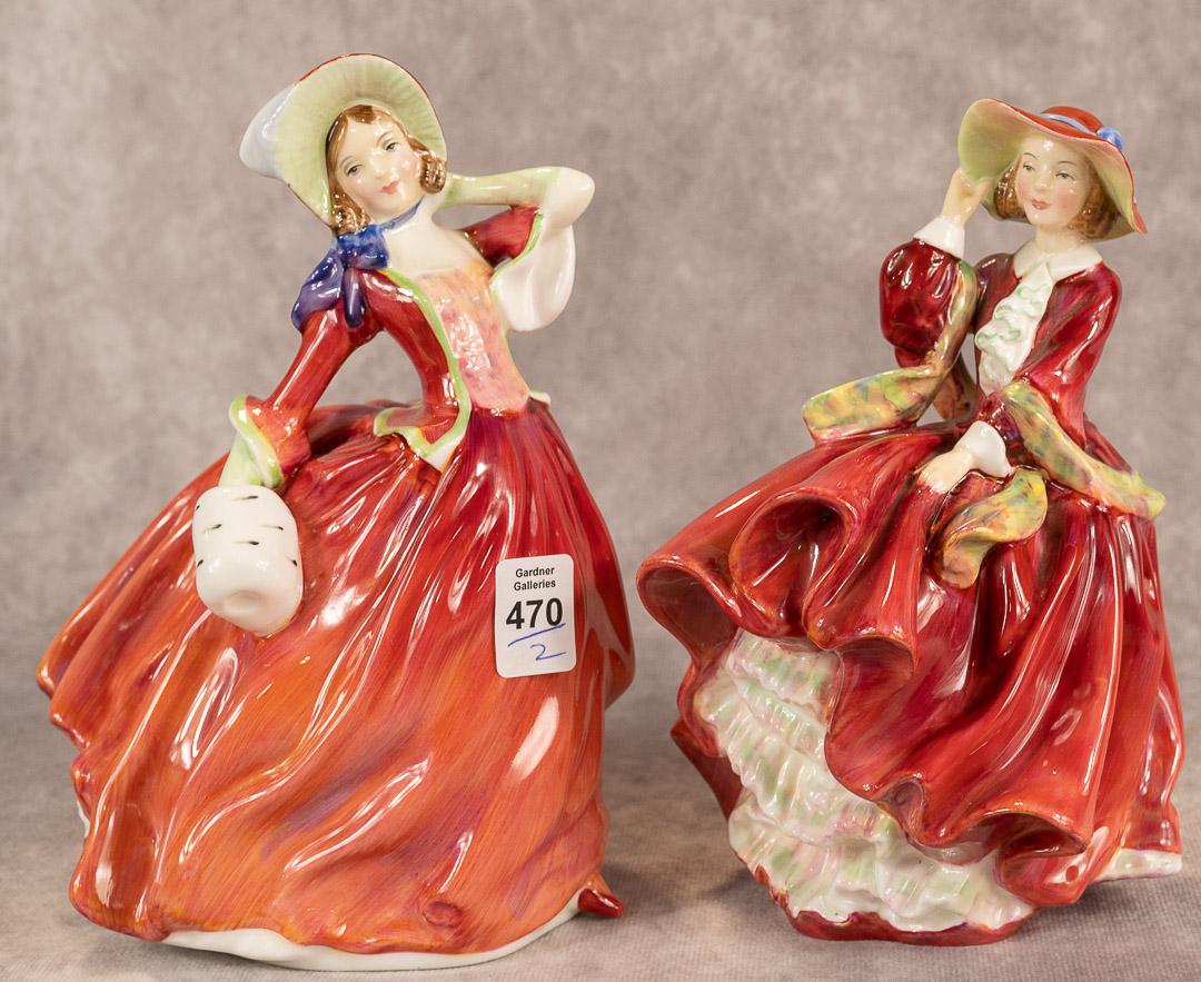 TWO ROYAL DOULTON FIGURINES | DECORATIVE ARTS, FIGURINES, PAPERWEIGHTS ...