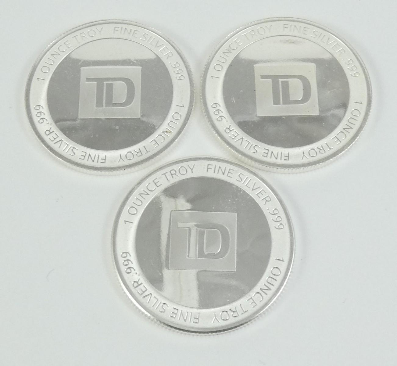 3 Td Bank Silver Bullion Coins No Tax Jewellery In January Online