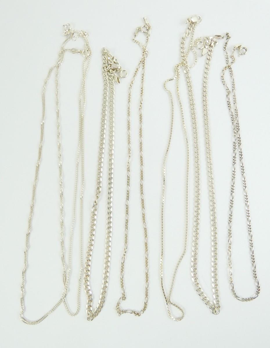 7 STERLING NECK CHAINS | JEWELLERY IN JANUARY | Online Auction ...