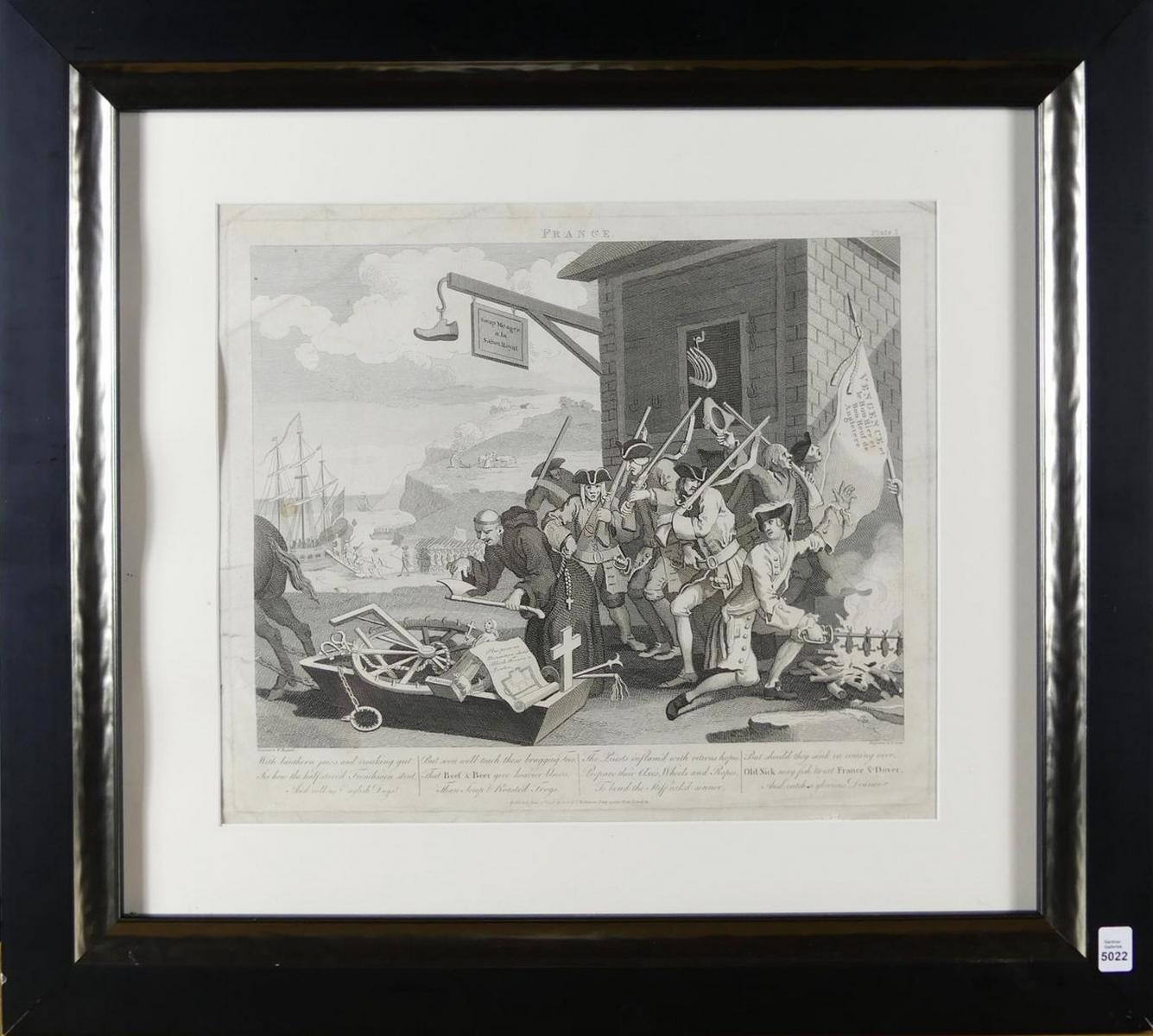 HOGARTH ENGRAVING | AUGUST ART | Online Auction | Gardner Galleries