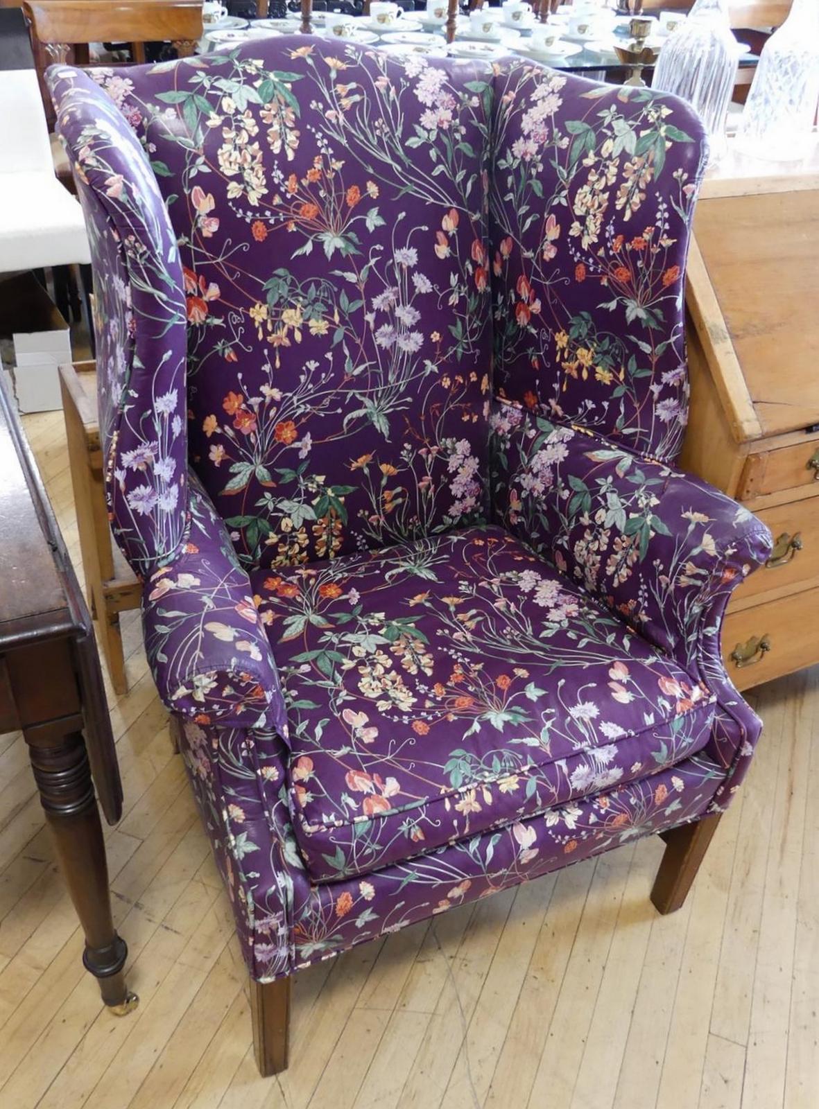WING-BACK ARMCHAIR