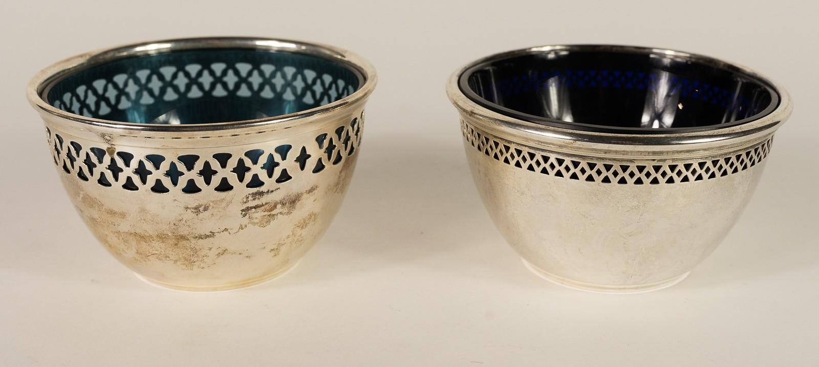 TWO BIRKS STERLING CONDIMENT BOWLS