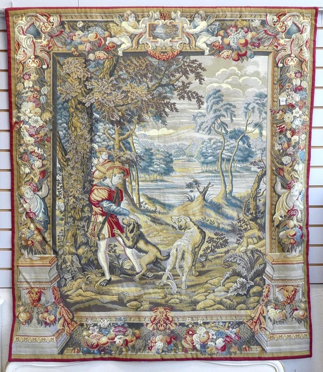 TWO WALL TAPESTRIES