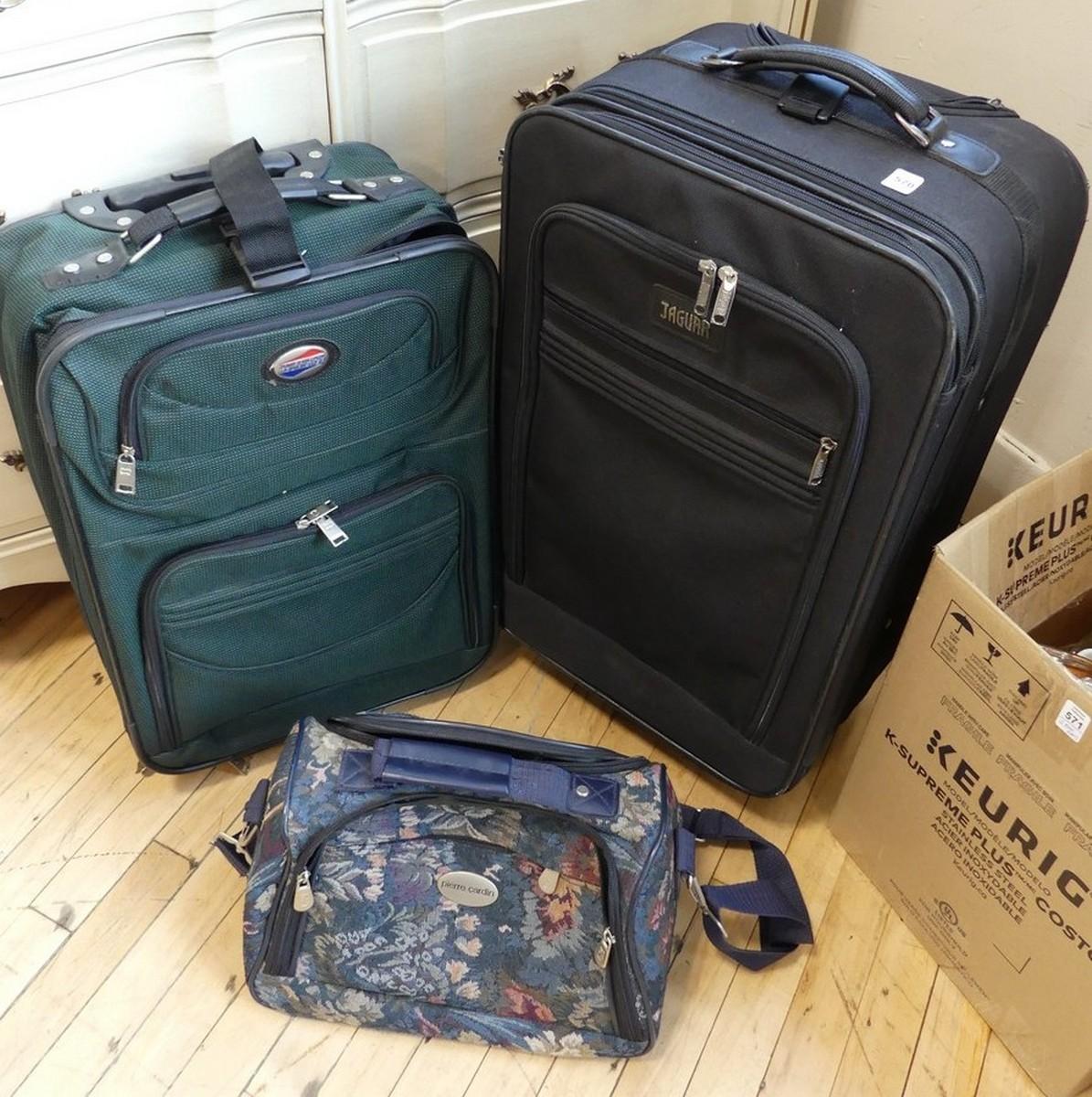 THREE PIECES OF LUGGAGE