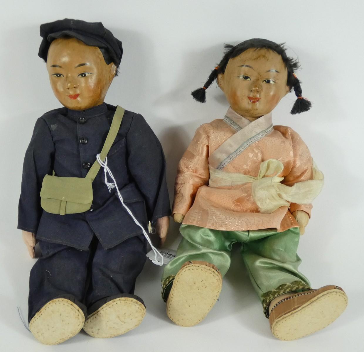 PAIR CHINESE CHILD DOLLS SMALE ESTATE SESSION IV DOLLS Online   6262 