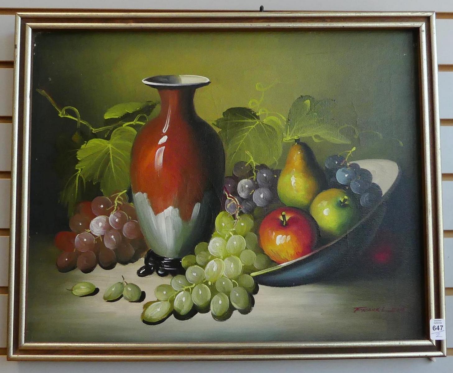 TWO "STILL LIFE" OIL PAINTINGS