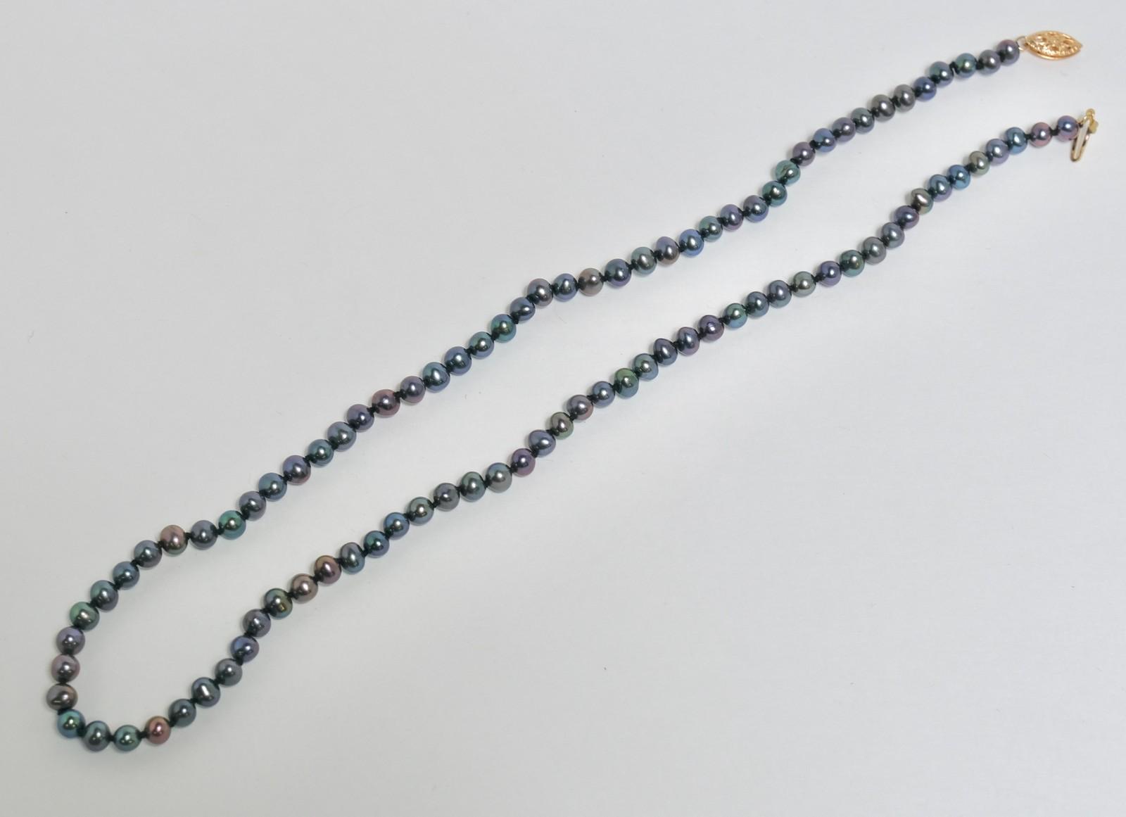 BLACK PEARL NECKLACE | OLD TOWN HALL AUCTION: FINE JEWELLERY, WATCHES ...