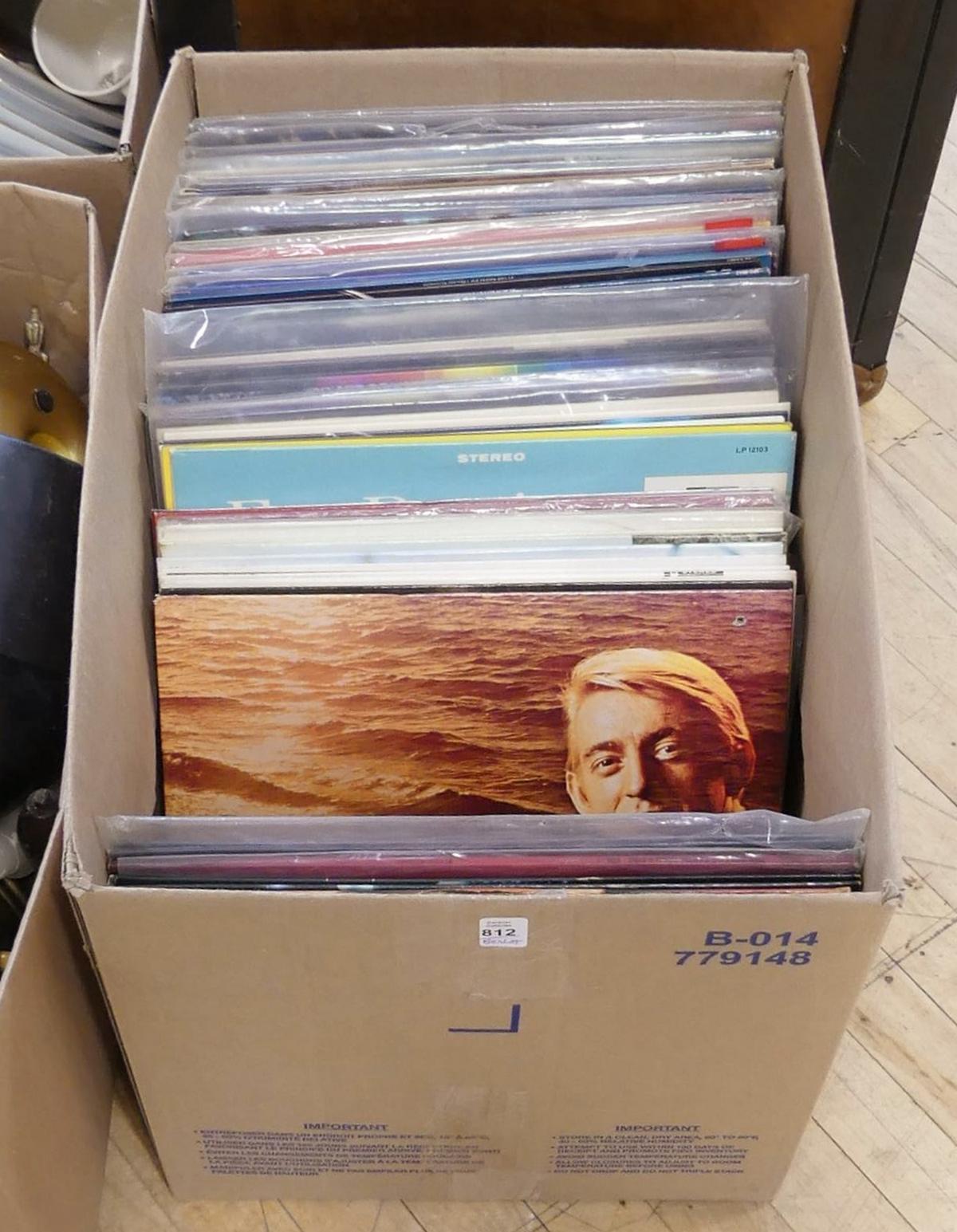 BOX LOT OF RECORDS
