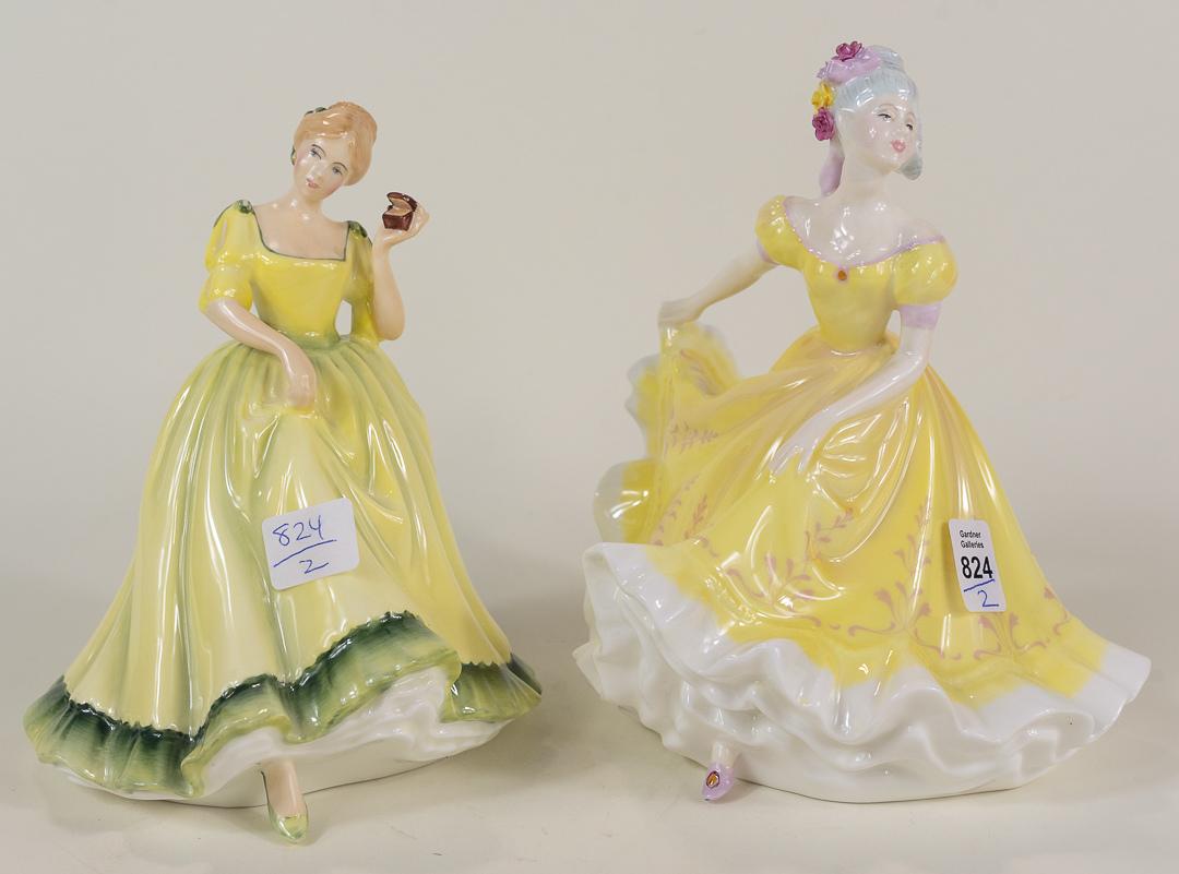TWO ROYAL DOULTON FIGURINES | FIGURINES, SILVER, SPORTS CARDS & MORE ...