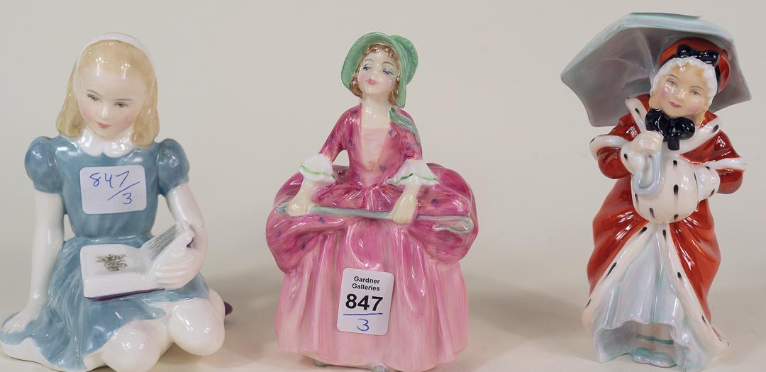 THREE ROYAL DOULTON FIGURINES | FIGURINES, SILVER, SPORTS CARDS & MORE ...