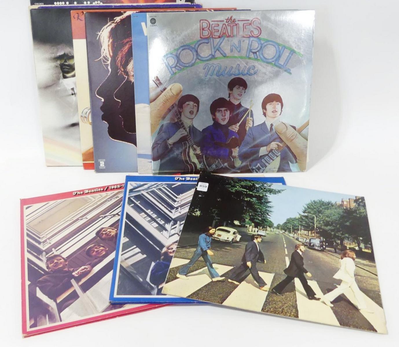BEATLES, ROLLING STONES AND ELVIS RECORDS