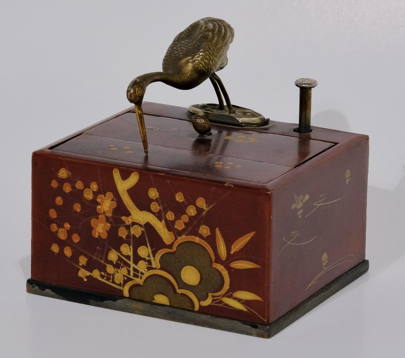 JAPANESE CIGARETTE BOX | OLD TOWN HALL AUCTION: BRIC-A-BRAC & FURNITURE ...