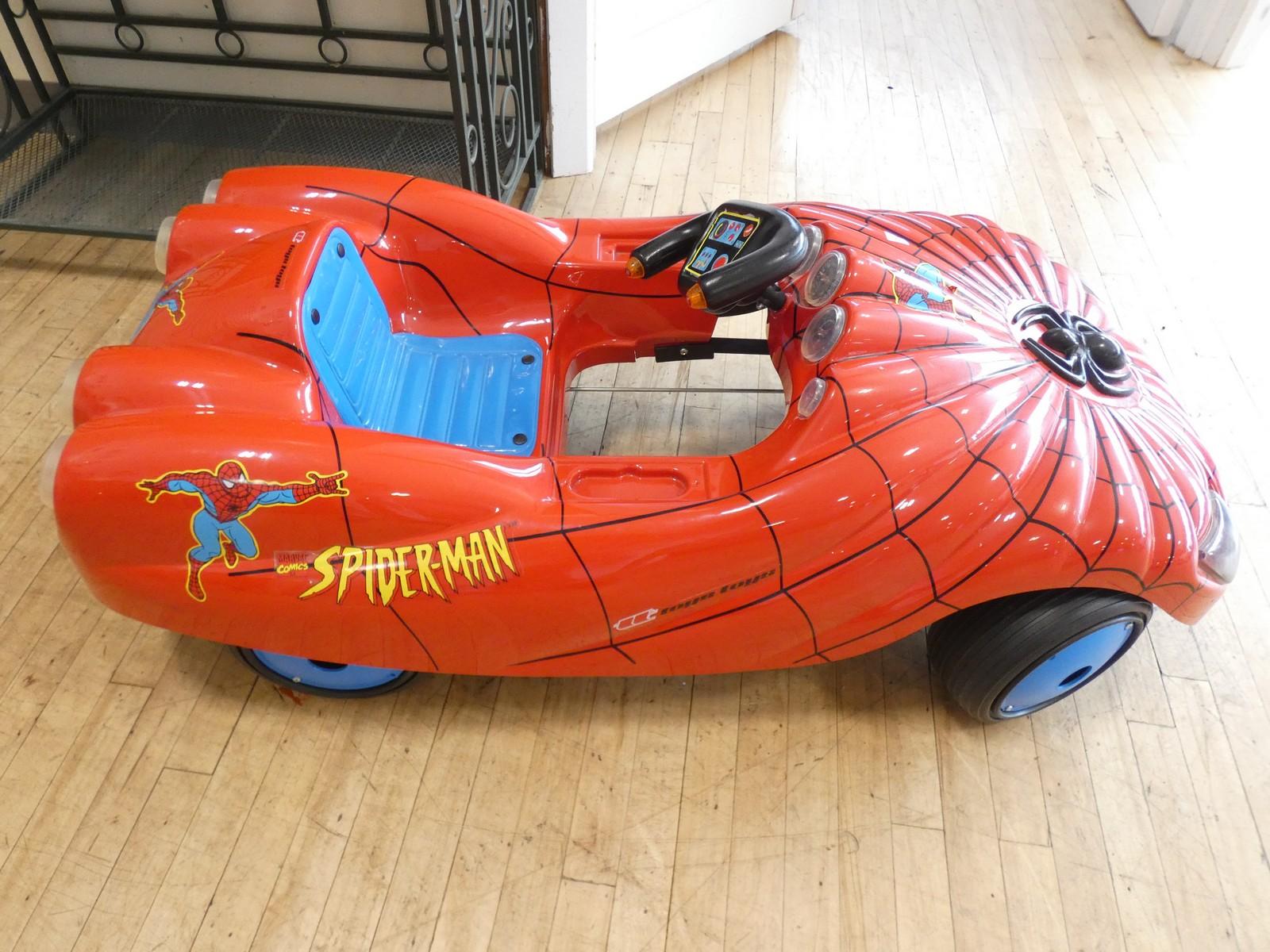 spider man pedal car